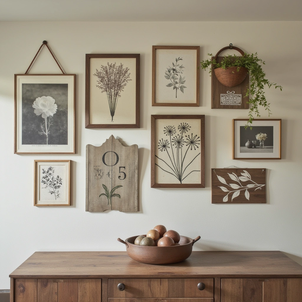 4. Farmhouse Gallery Wall