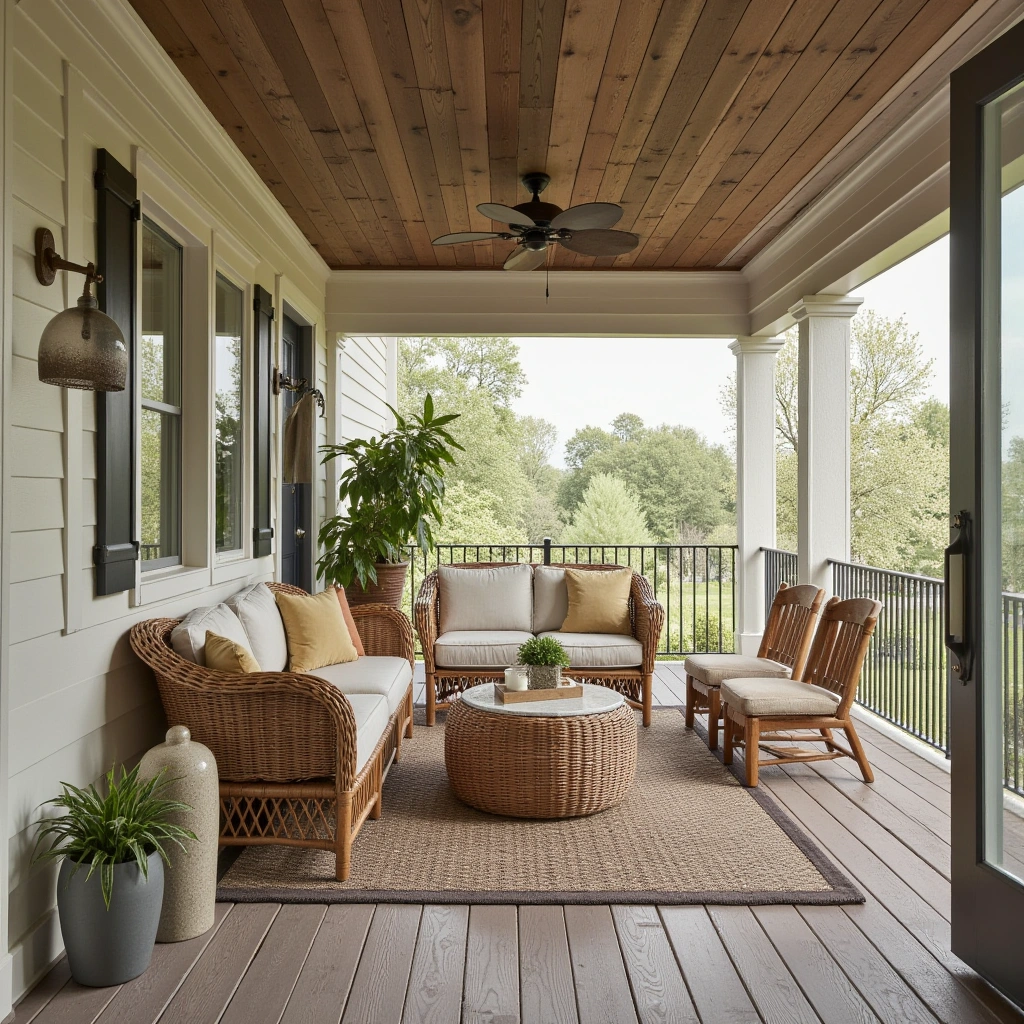 2. Wicker Furniture for a Cozy, Natural Feel