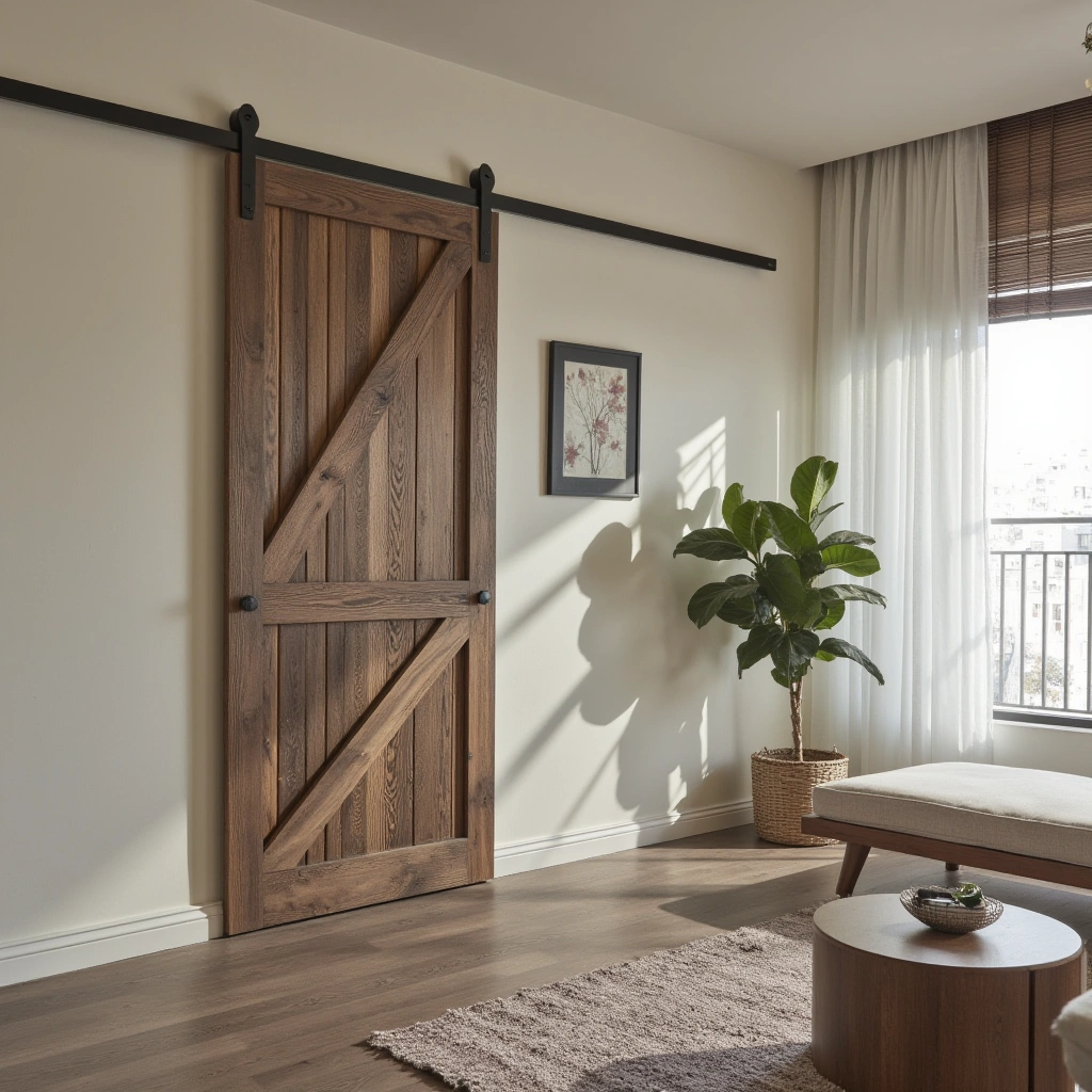 9. Barn Door Wall Decor
