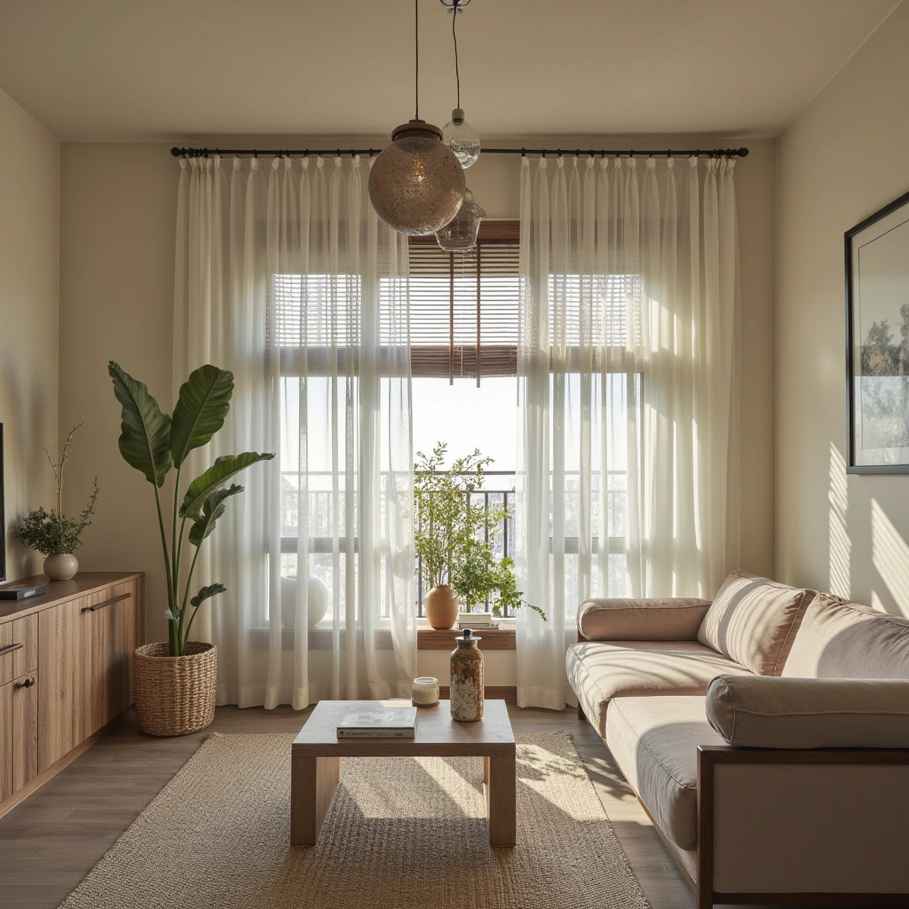 3. Embrace Natural Light and Use Sheer Curtains