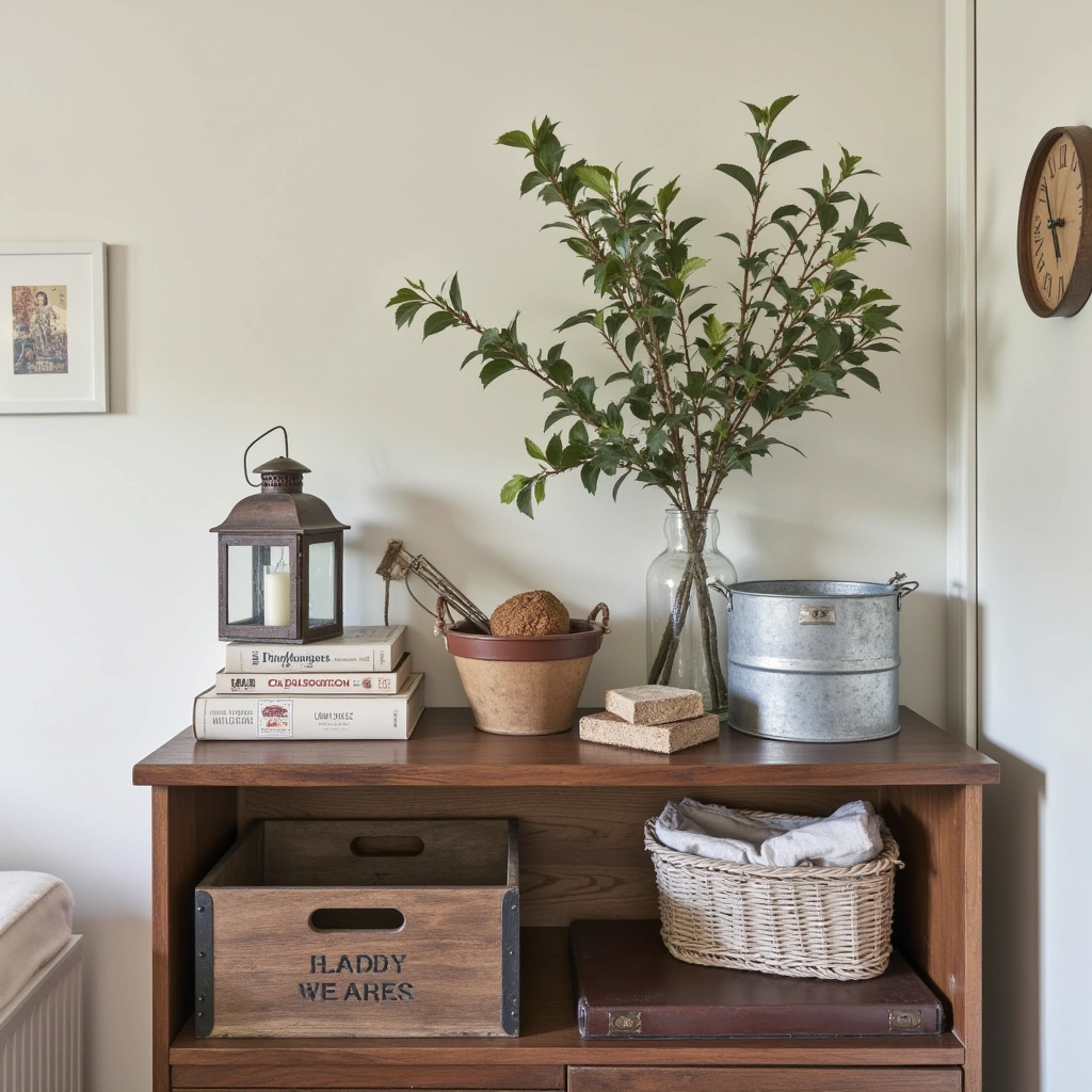 4. Incorporate Vintage Farmhouse Accessories