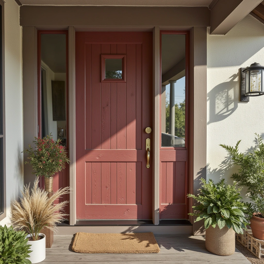 7. Distressed Wooden Doors