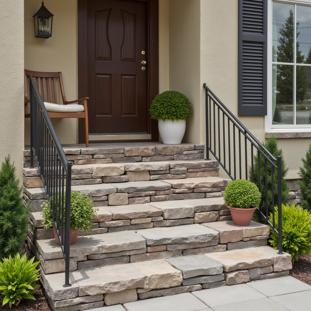 9. Natural Stone Steps