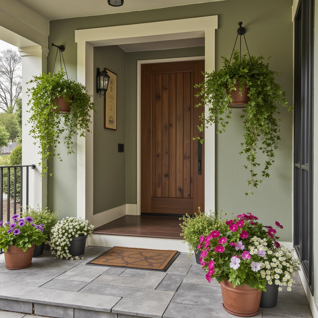 15. Hanging Flower Baskets