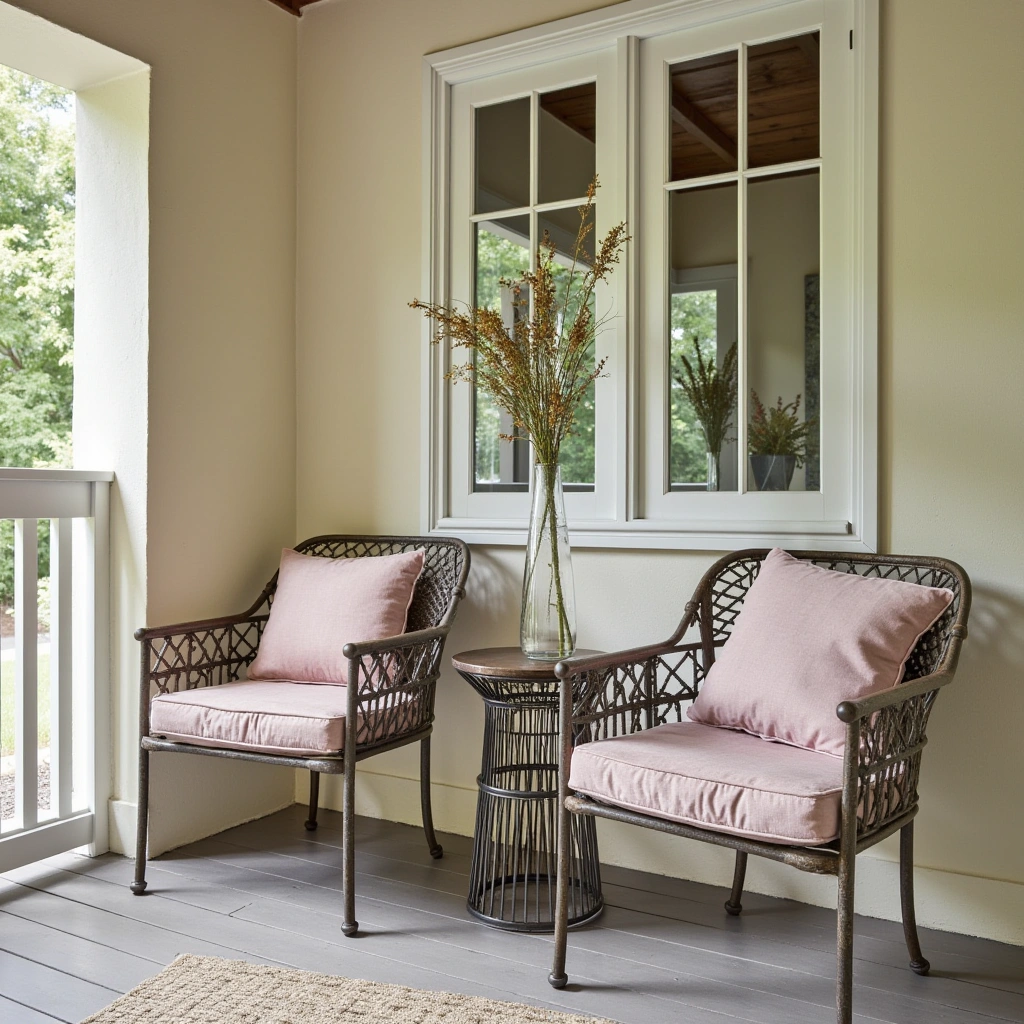 17. Vintage Metal Chairs