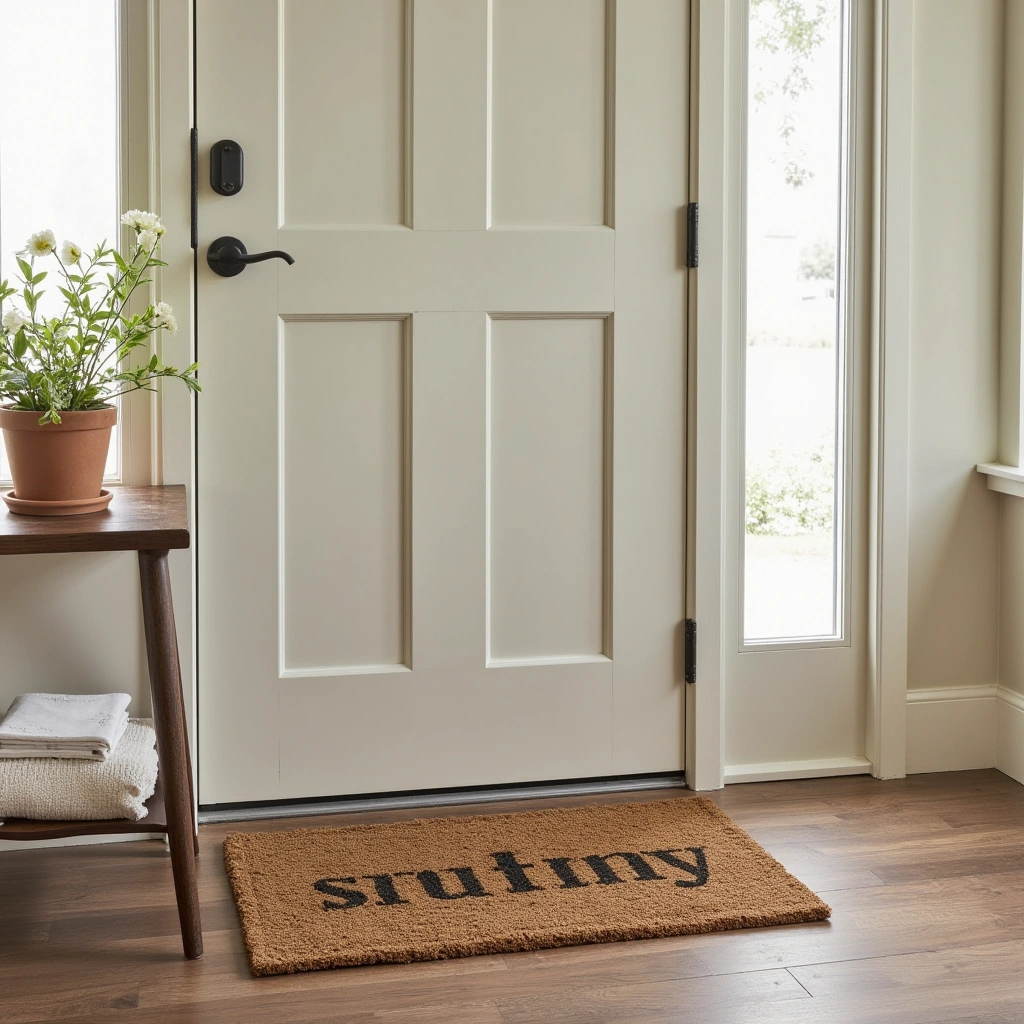 8. Personalized Welcome Mat