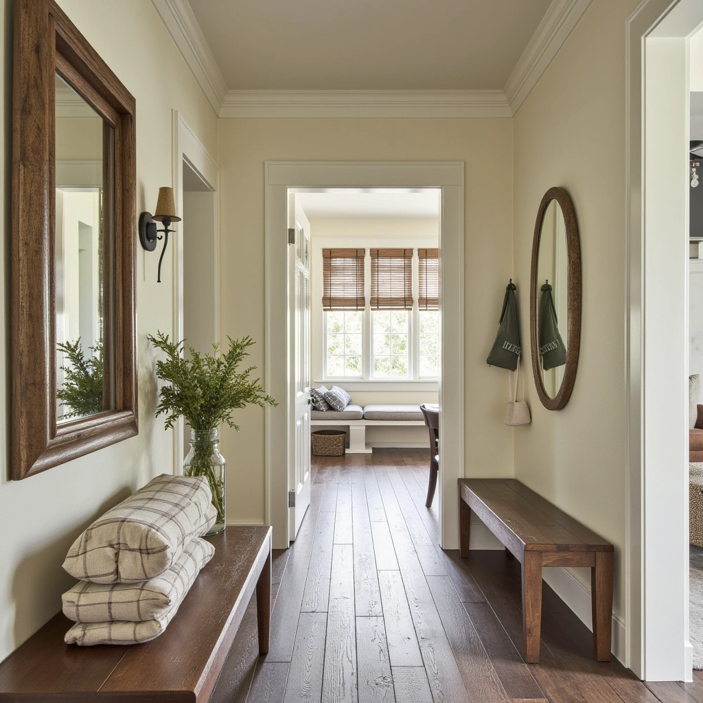 10. Plaid or Linen Throw Pillows