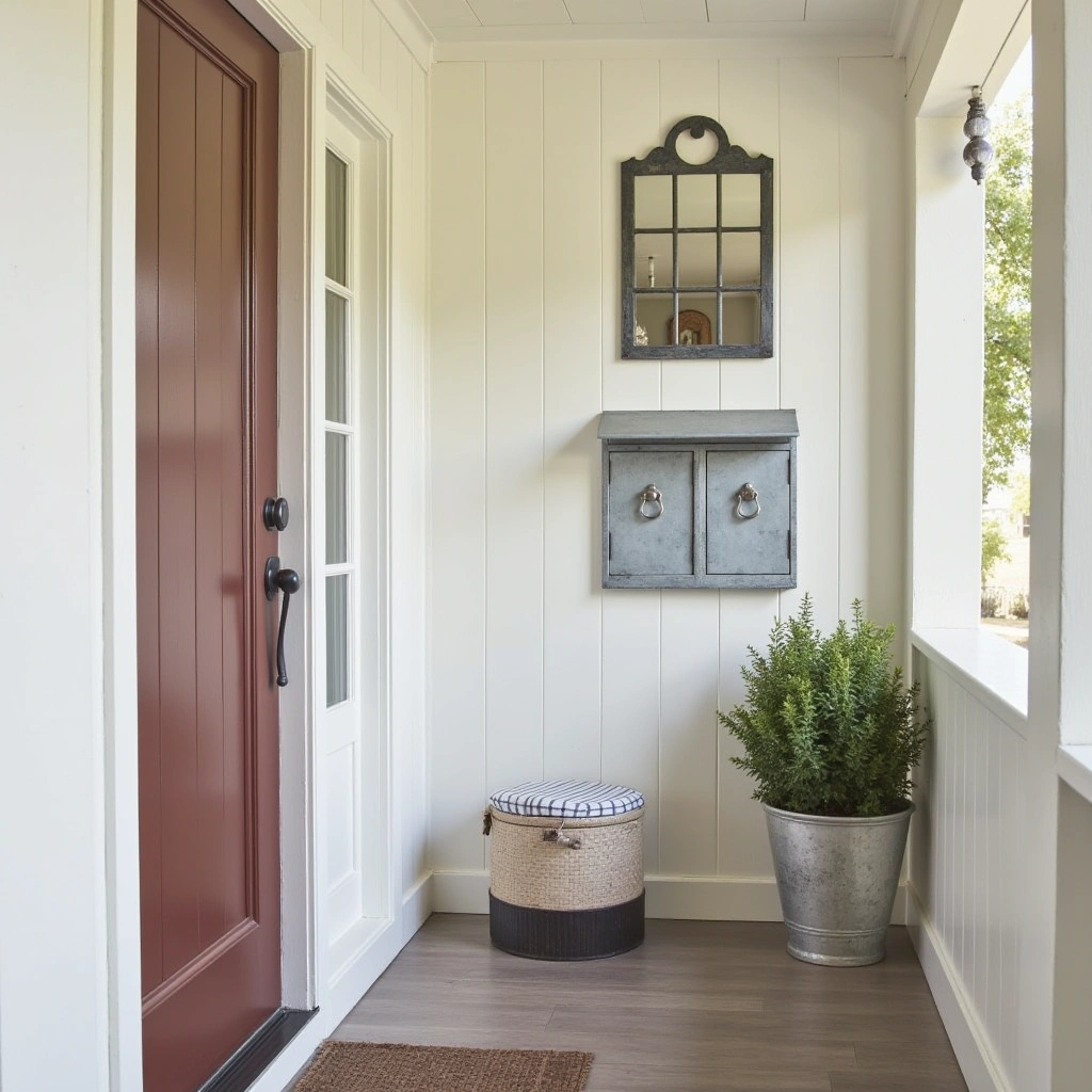 12. Vintage Metal Mailbox