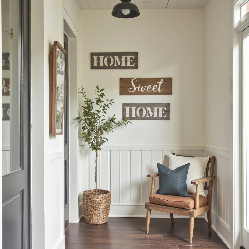 13. Farmhouse-Inspired Wall Signs