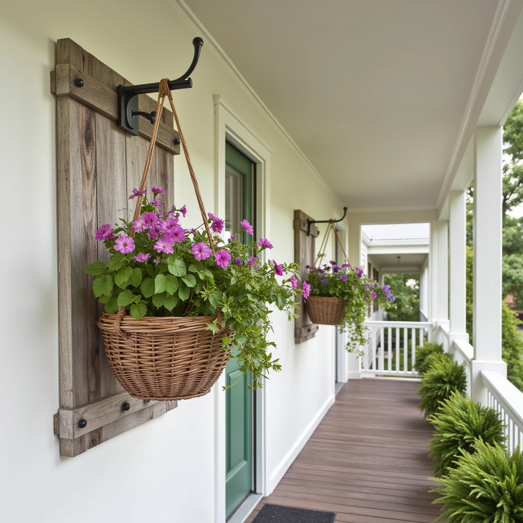 16. Seasonal Flower Baskets