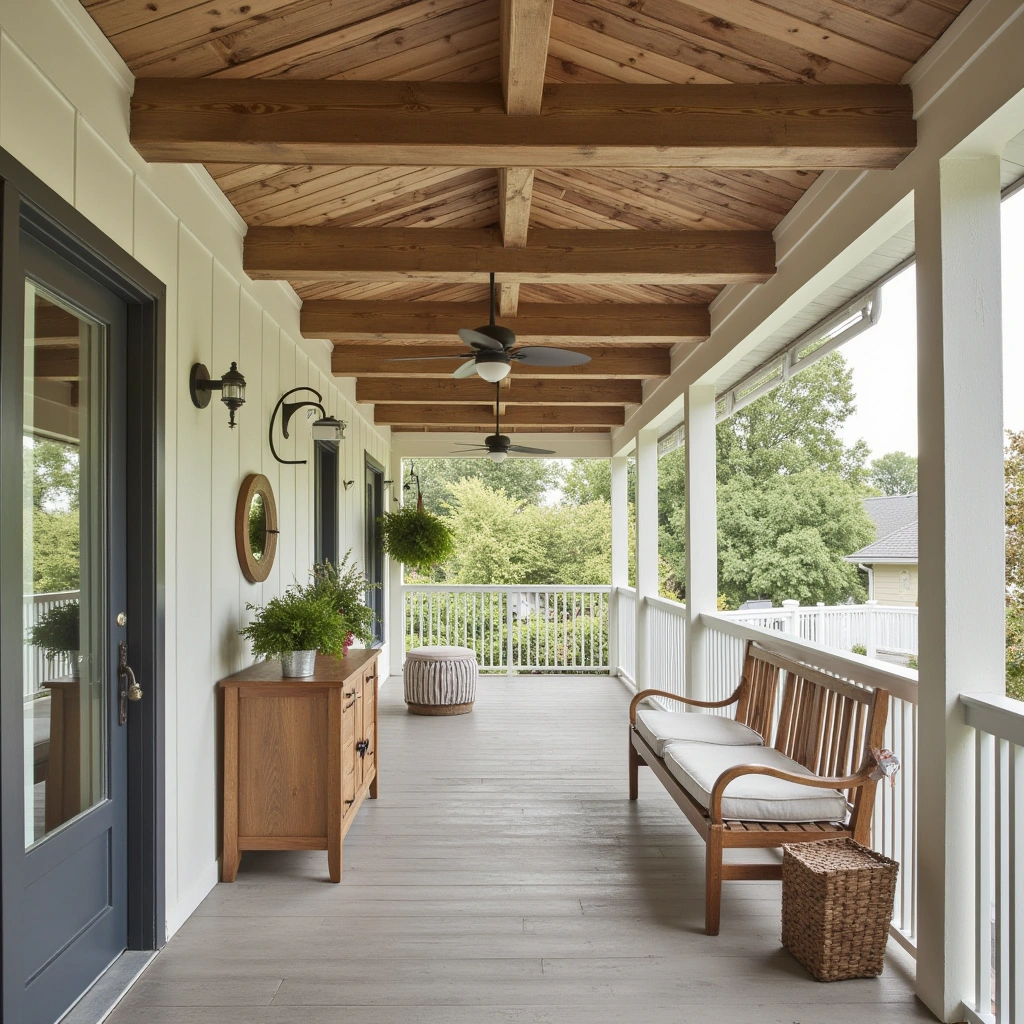 19. Exposed Wood Beams Overhead