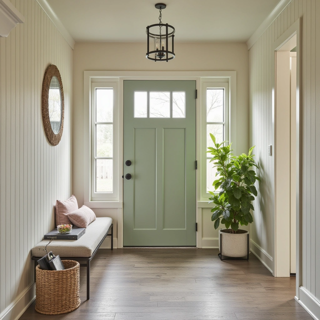 21. Neutral Color Schemes with Pops of Sage Green