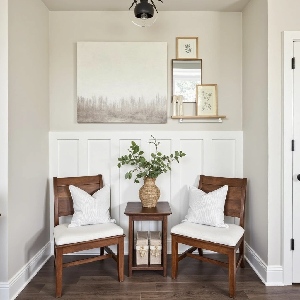 22. Mix of Chairs and a Small Table