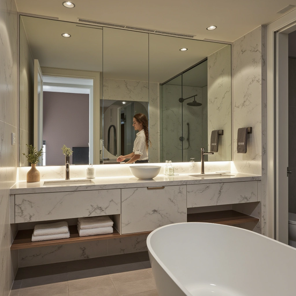 8. Large Mirrors to Expand Space