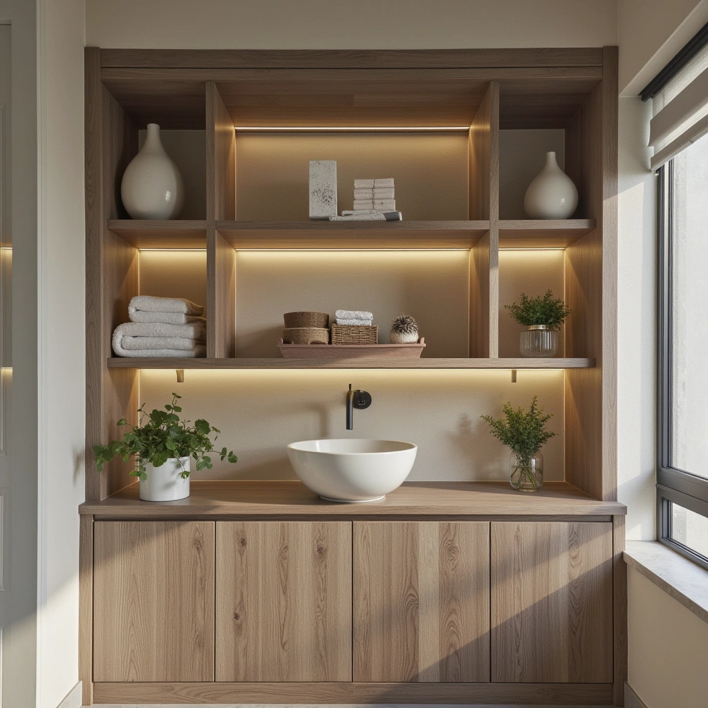 12. Open Shelving for Style and Accessibility