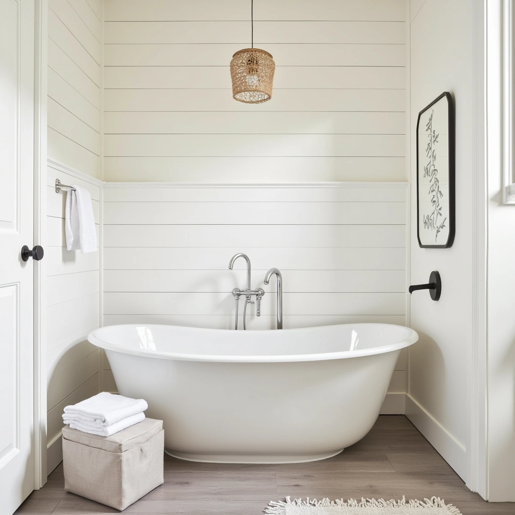 6. Shiplap Walls for Textural Interest