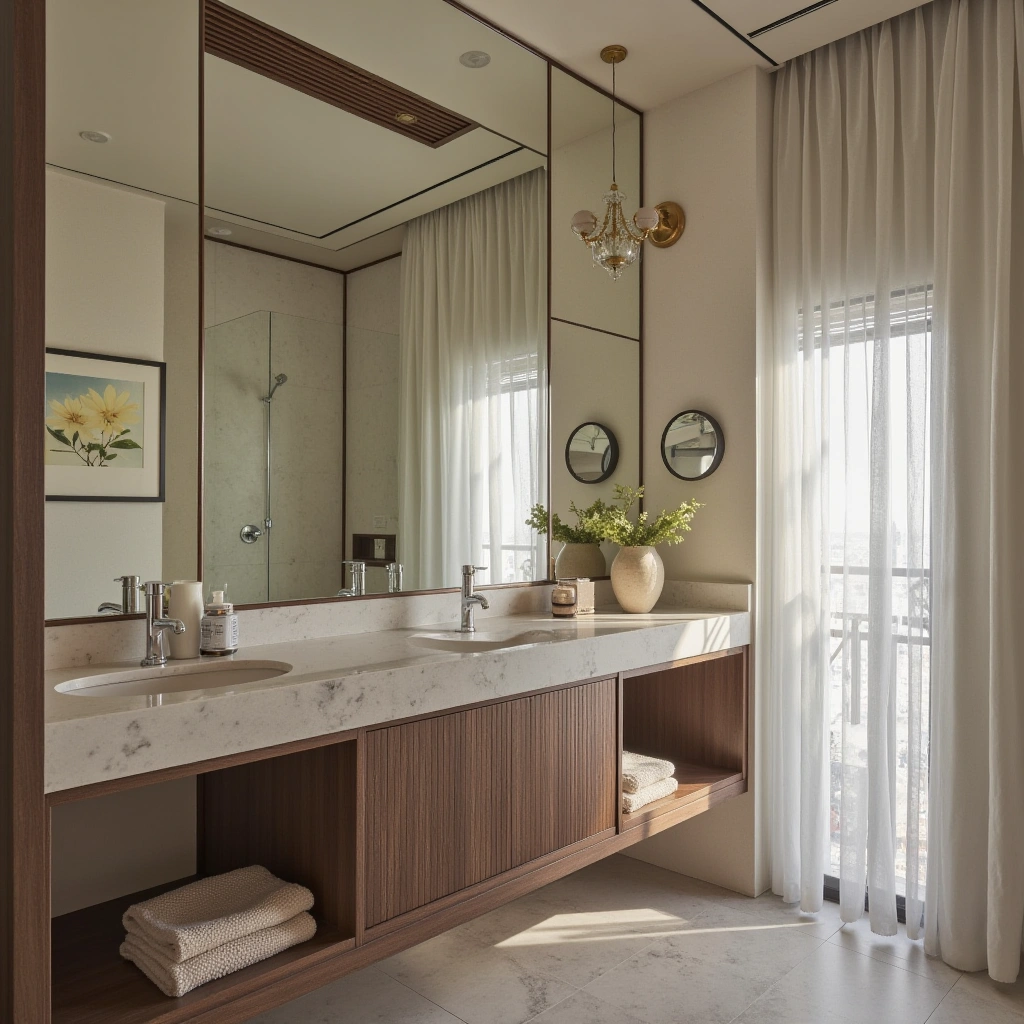 2. Large Mirrors to Amplify Space