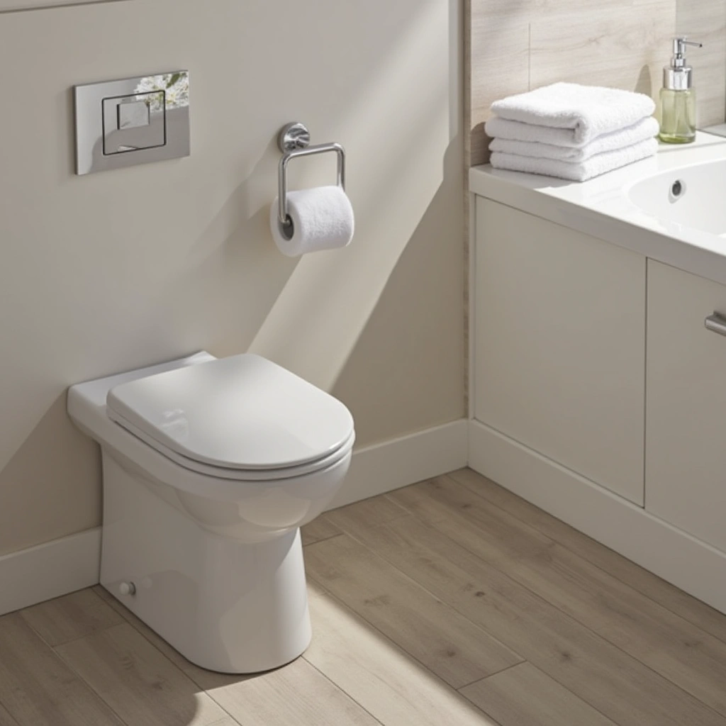 4. Compact Fixtures: Space-Saving Toilets & Sinks