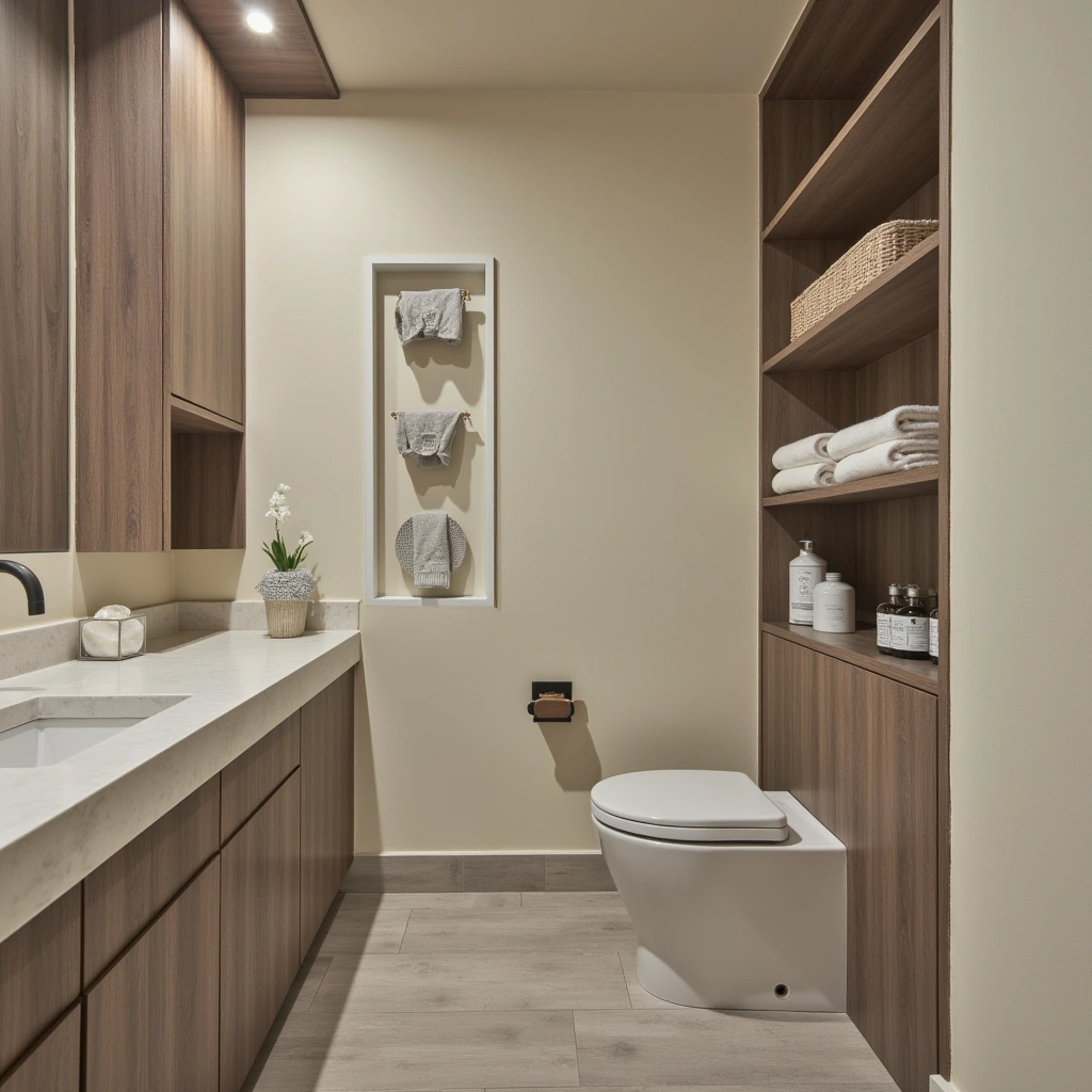 5. Built-In Niches and Shelving