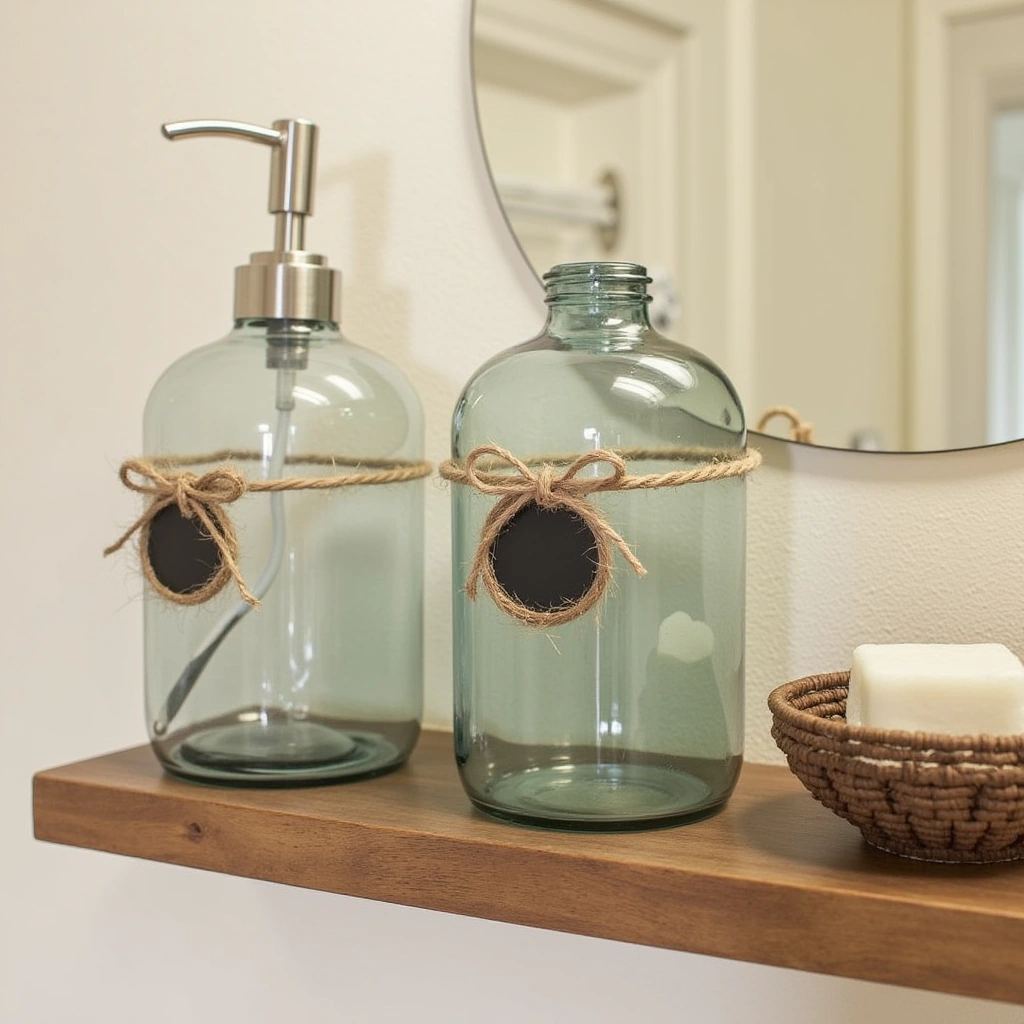 11. Mason Jar Accessories for Rustic Details