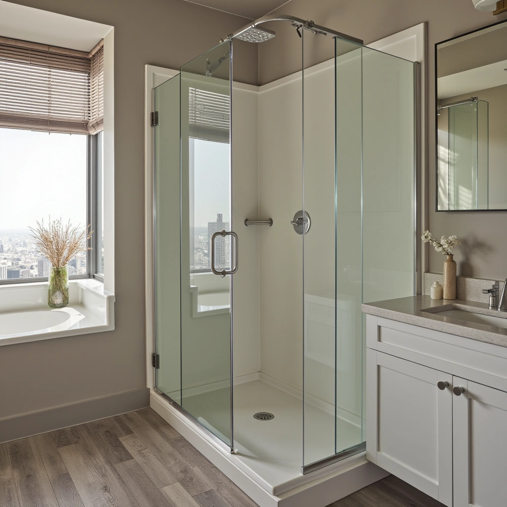 9. Frameless Glass Shower Enclosures