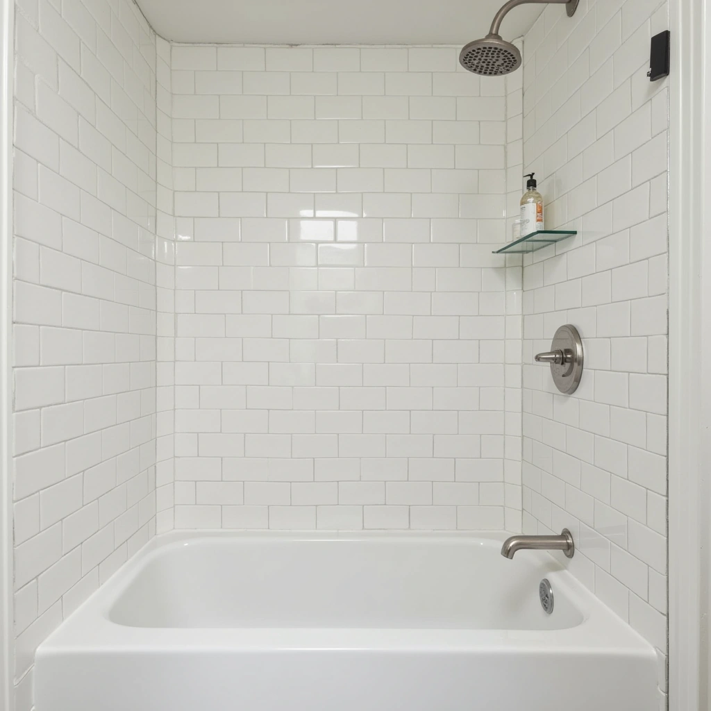 1. Classic White Subway Tiles