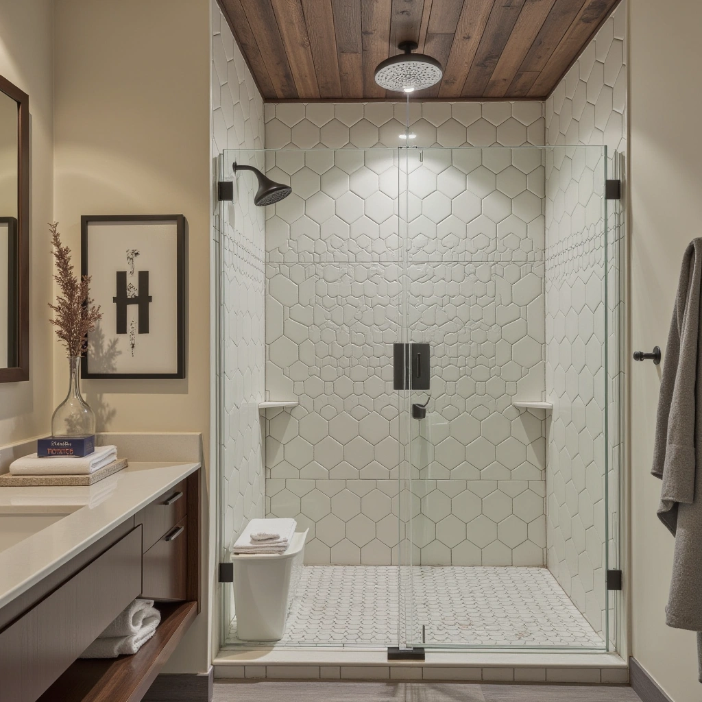 2. Hexagon Tiles for a Modern Twist