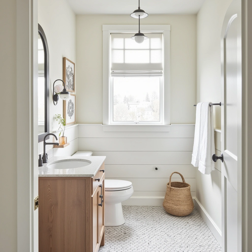 1. Classic White Shiplap Walls