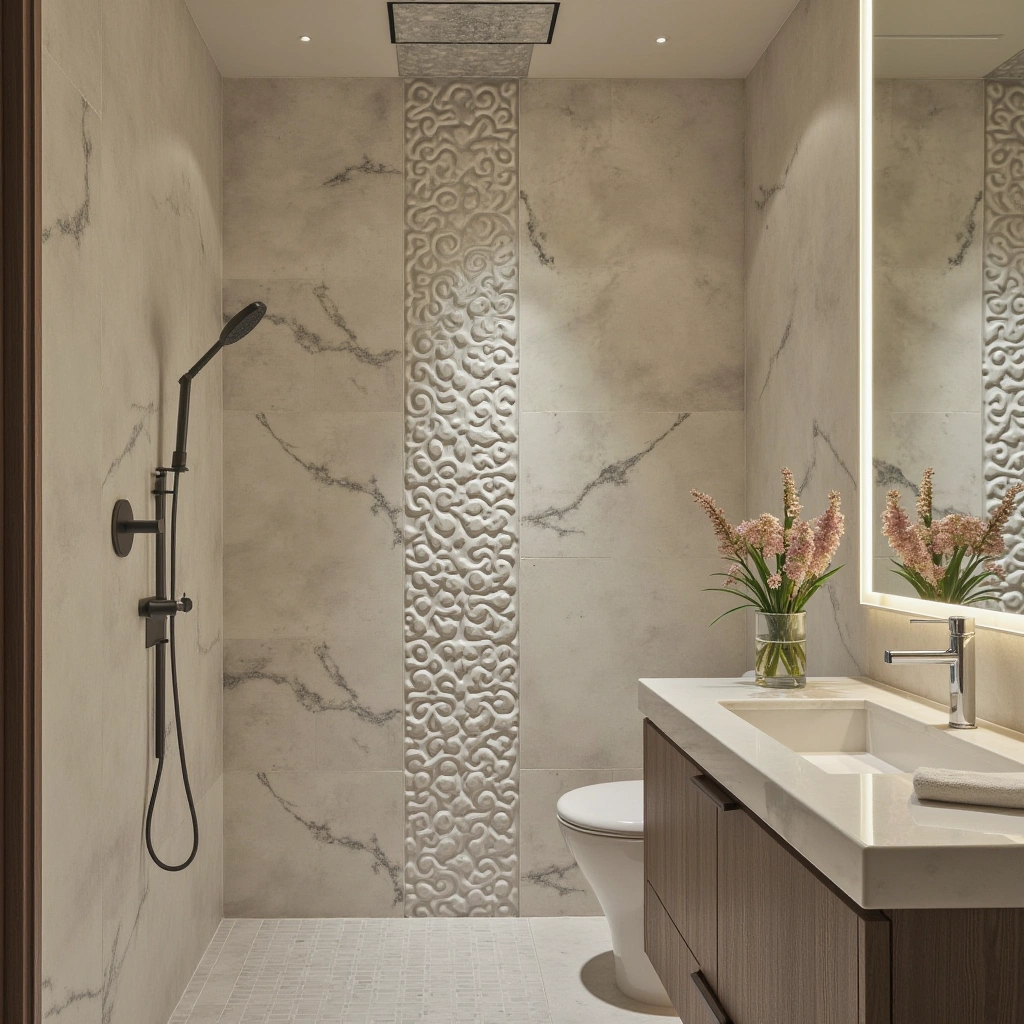 6. Textured Tiles to Add Depth and Interest