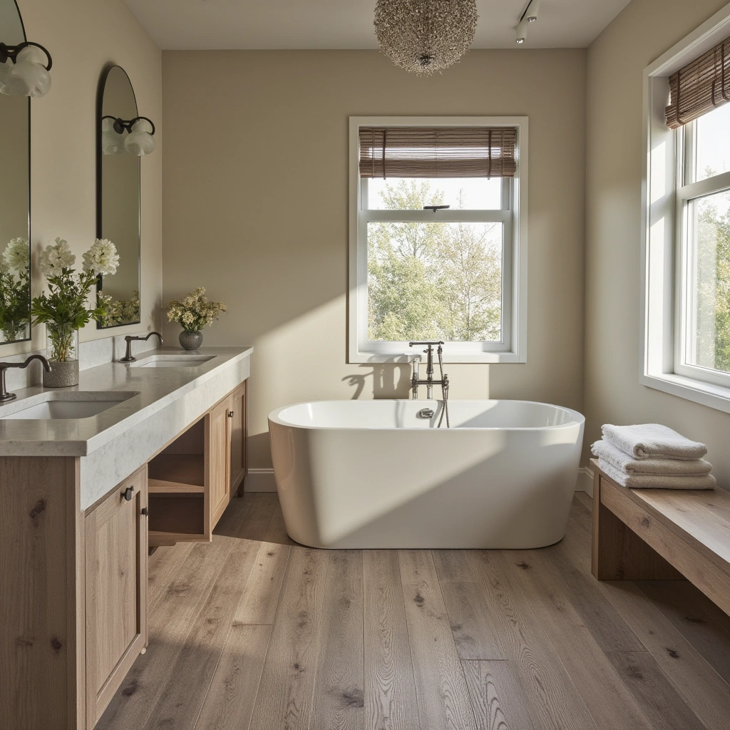 5. Textured Wood or Wood-Look Flooring