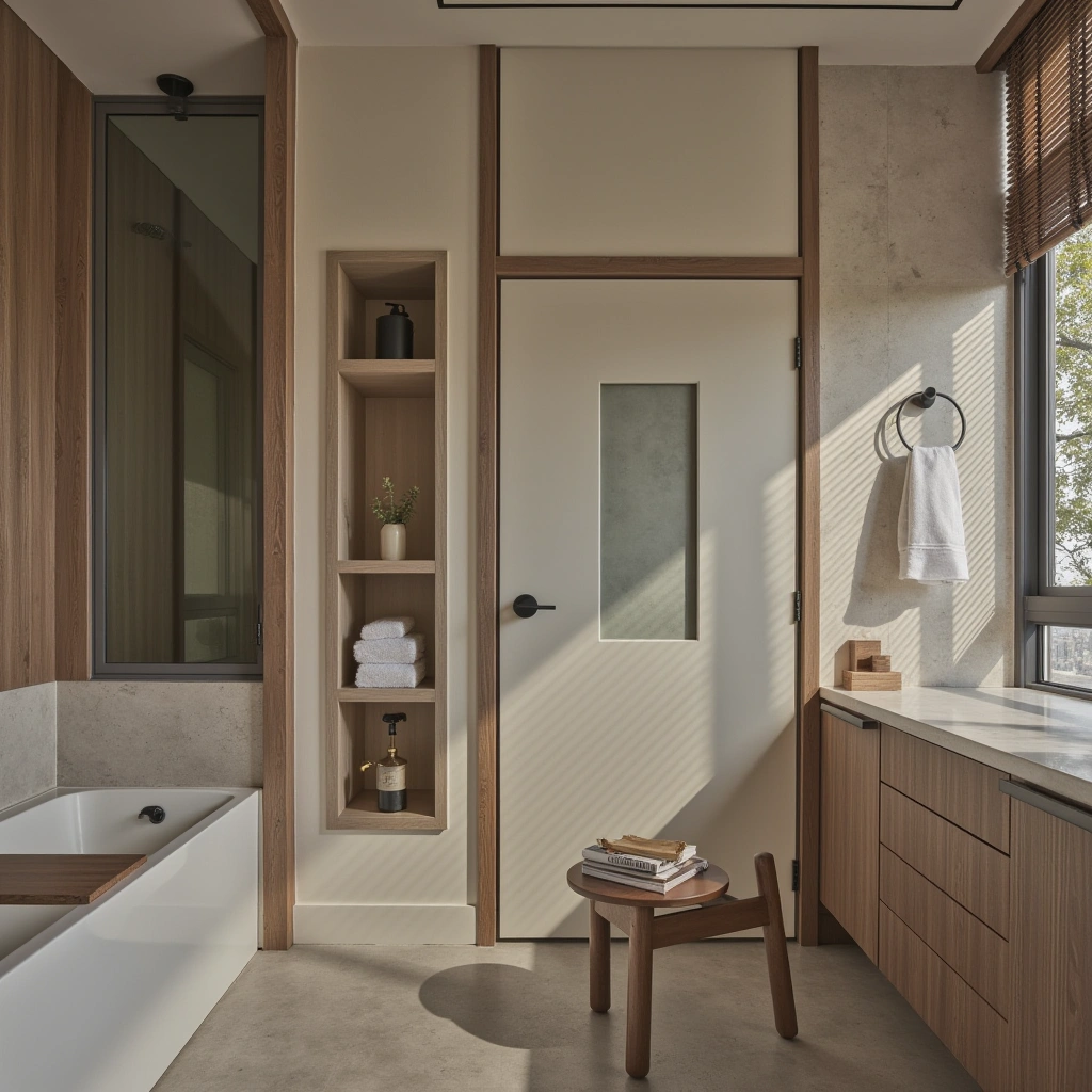 4. Built-In Storage Niches and Shelves