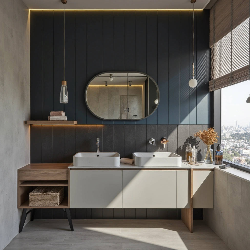 7. Bold Accent Walls in Dark Colors