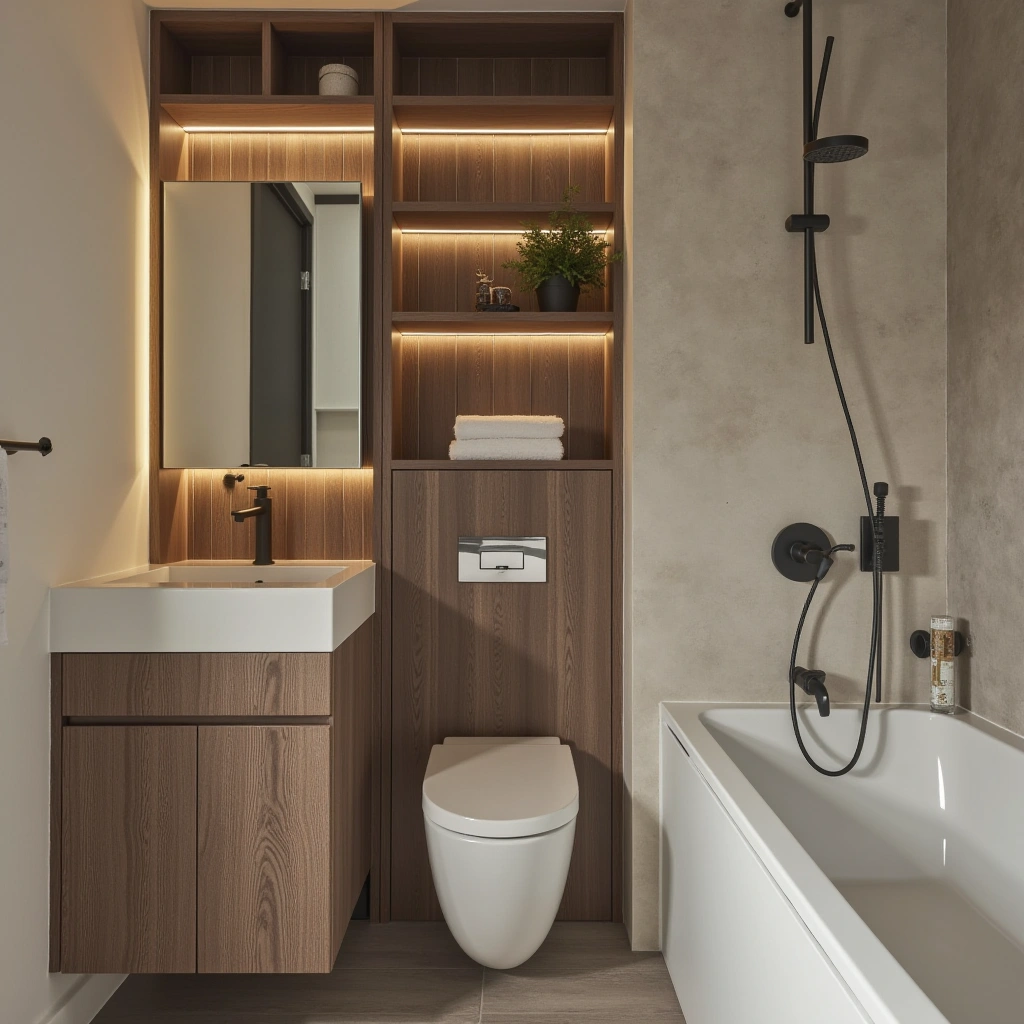 2. Maximizing Small Bathrooms with Smart Storage