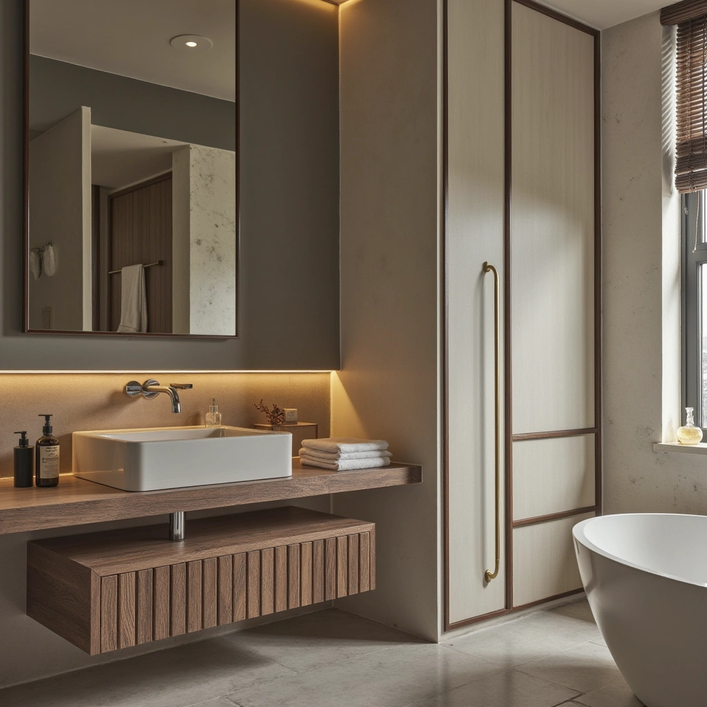 7. Minimalist Bathrooms for Clean, Clutter-Free Spaces