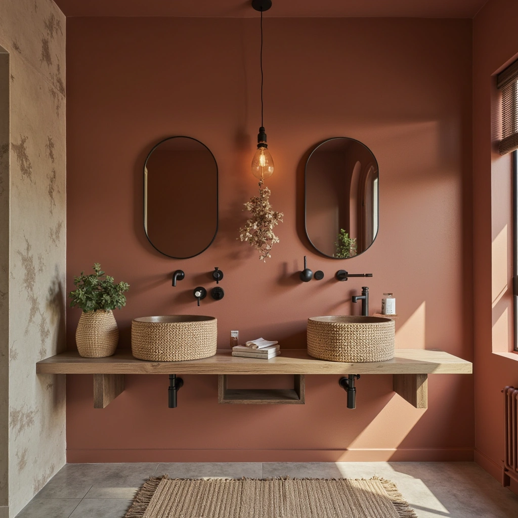 1. Warm Earth Tones and Natural Materials