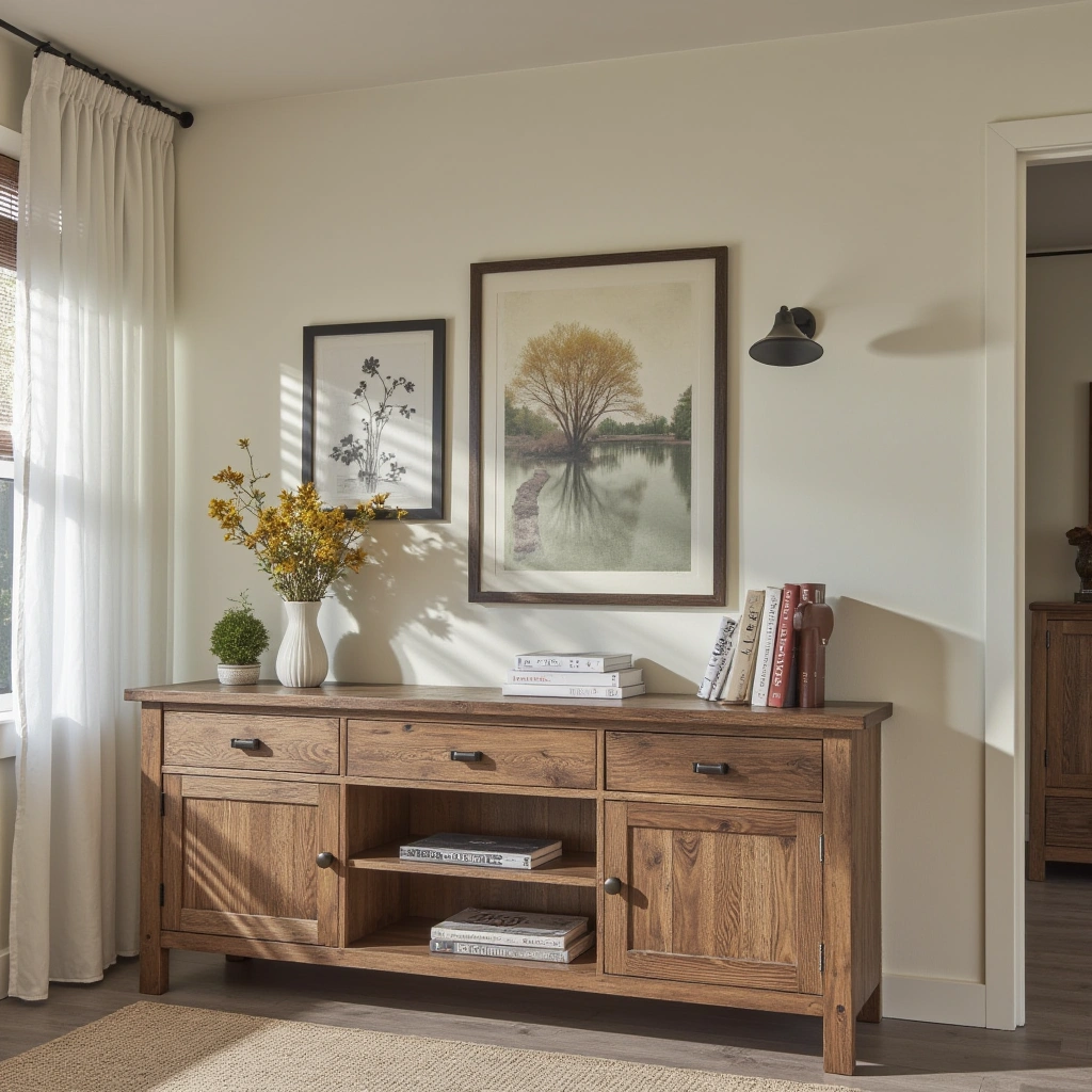 1. Rustic Wooden Furniture