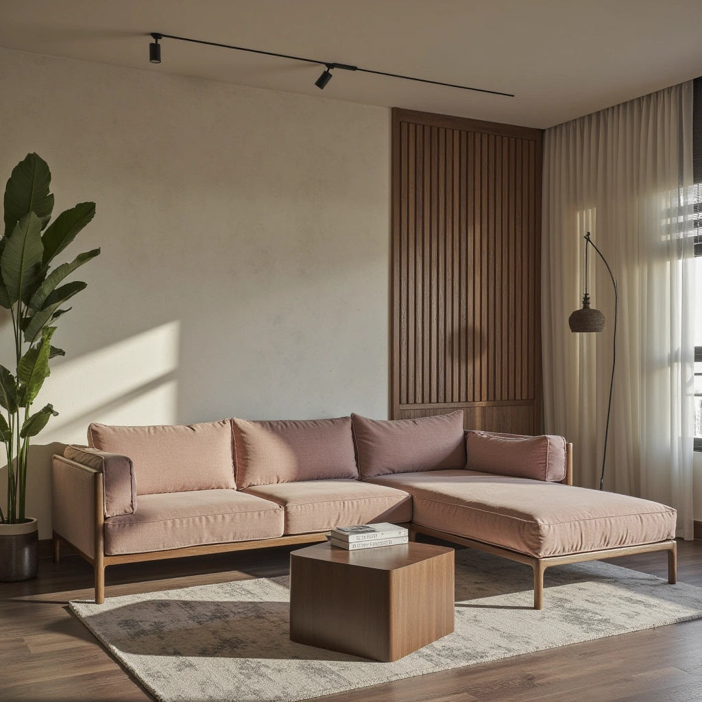 3. Plush, Oversized Sofas with Clean Lines