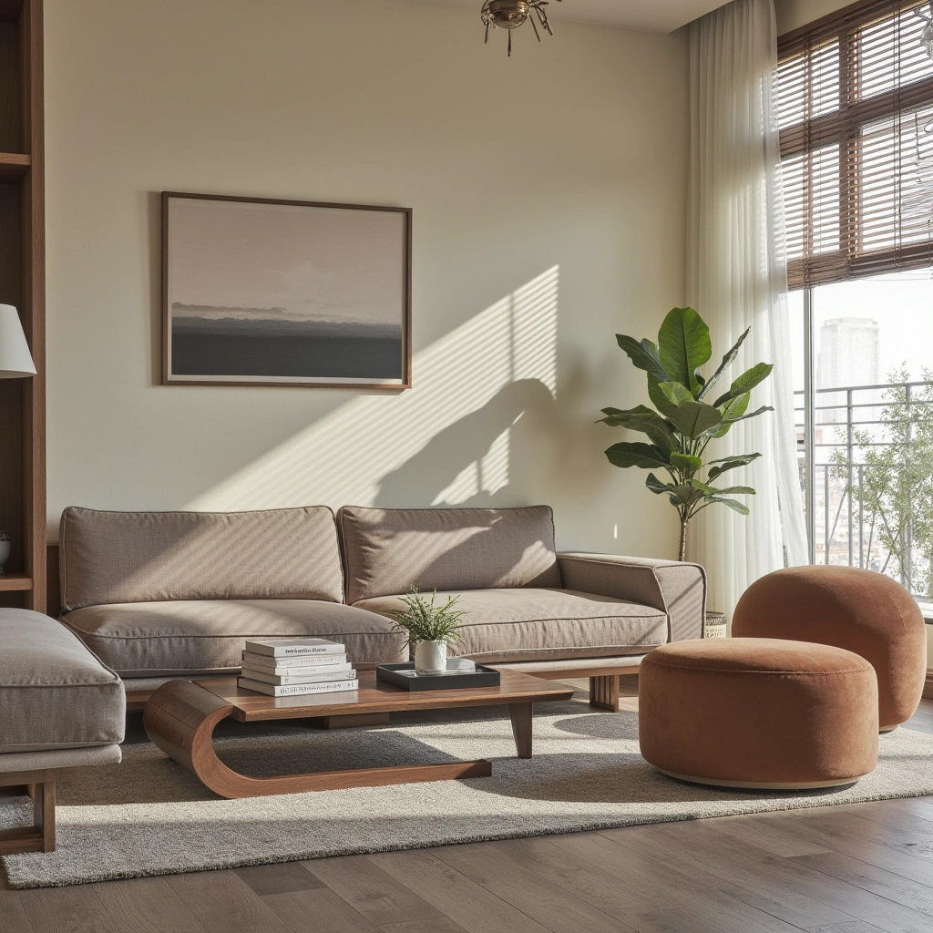 6. Sectional and Accent Chairs Combo for Balanced Seating