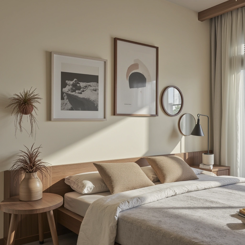 6. Minimalist Wall Art with Personal Touches