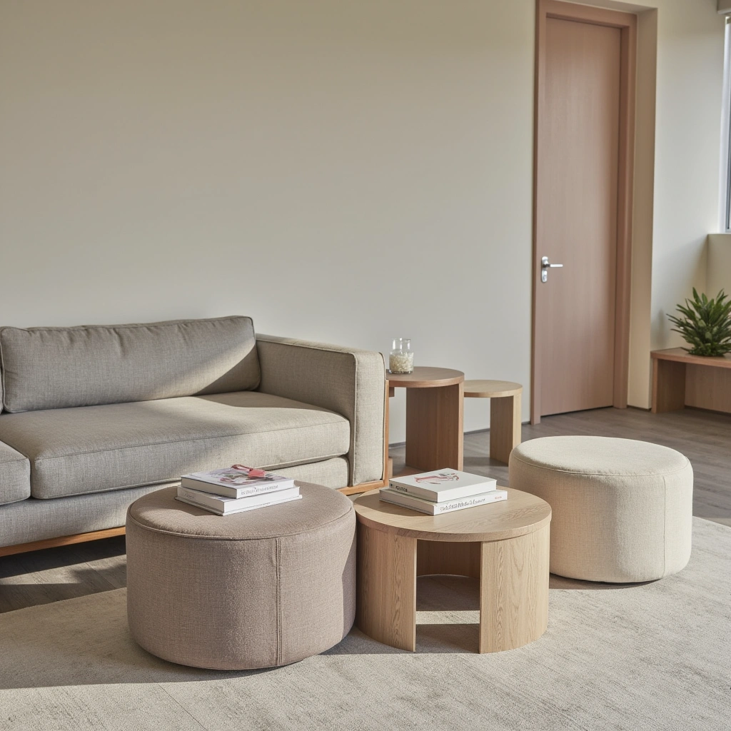 9. Multipurpose Side Tables and Ottomans