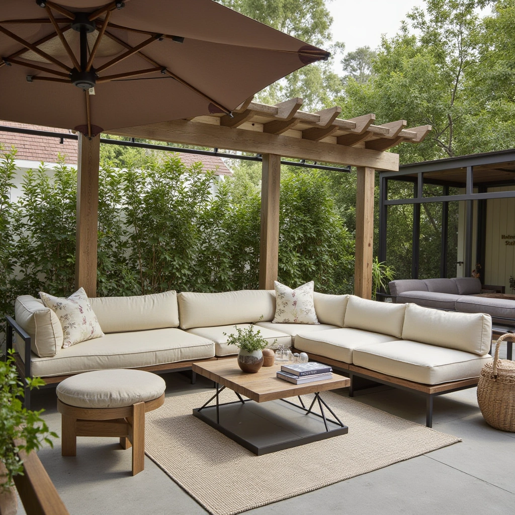 18. Cozy Outdoor Sectional for Fresh-Air Relaxation
