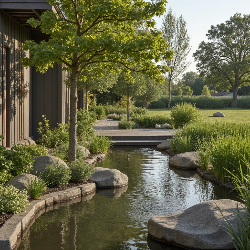 5. Water Features for Irrigation and Aesthetics