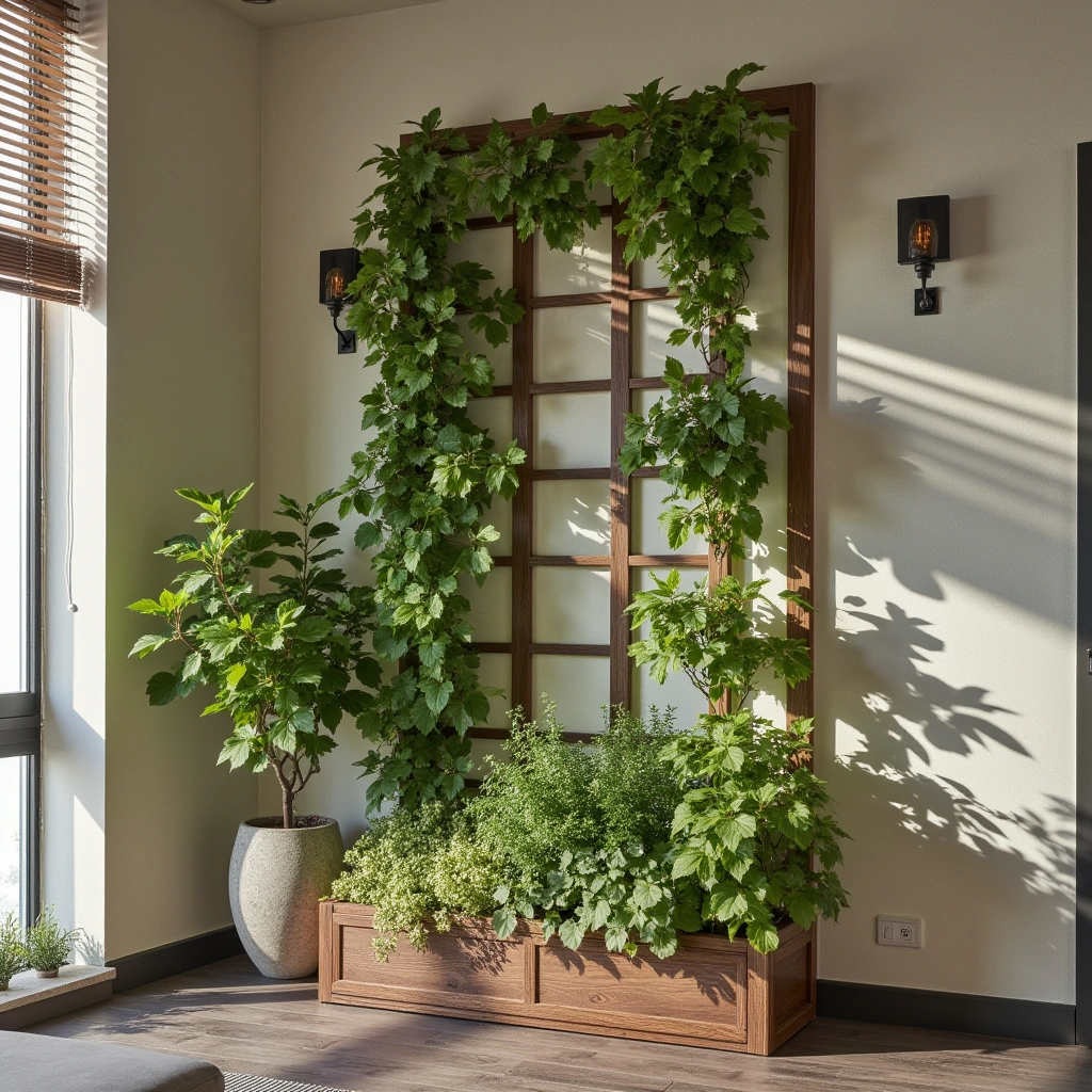11. Vertical Gardens Using Trellises and Arbors