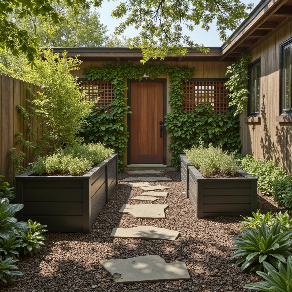 14. Composting Stations Hidden with Landscaping