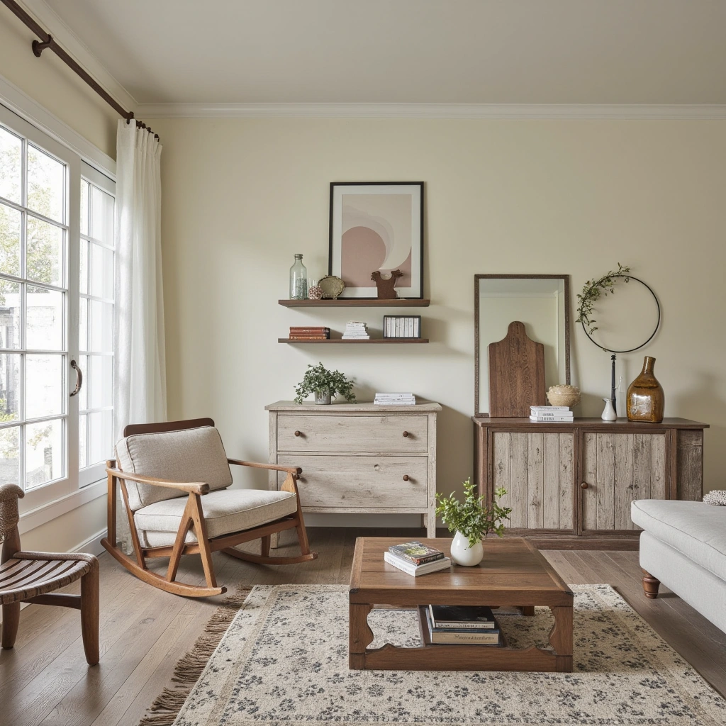 3. Vintage Farmhouse Furniture as Statement Pieces