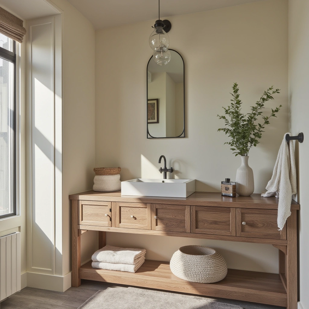 13. Farmhouse Bathroom