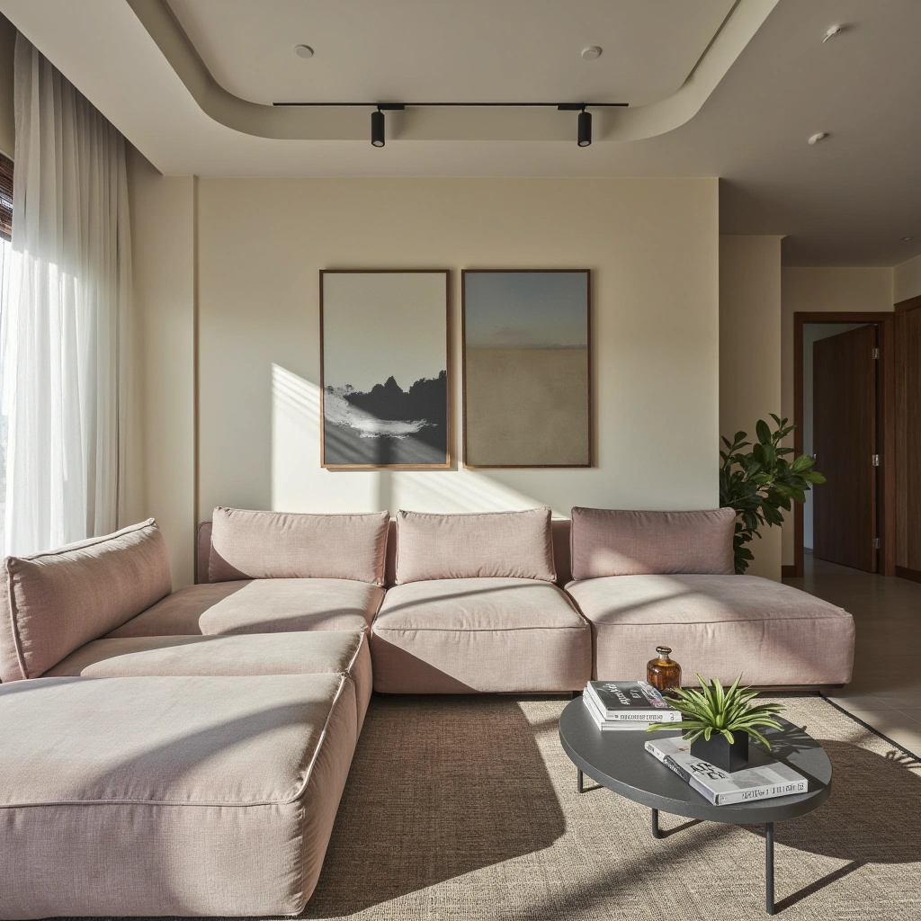5. Sectional Sofa as Room Divider in Open Floor Plans