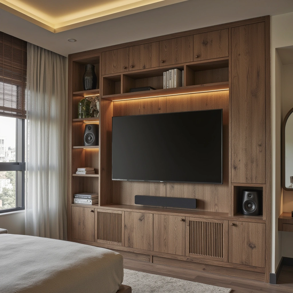 19. Blending Modern Tech with Farmhouse Style