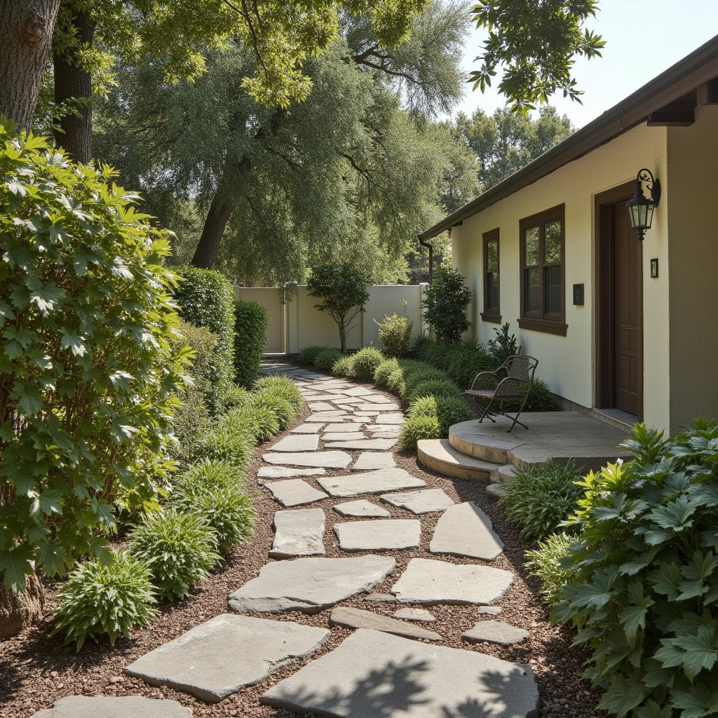 2. Rustic Stone Pathways