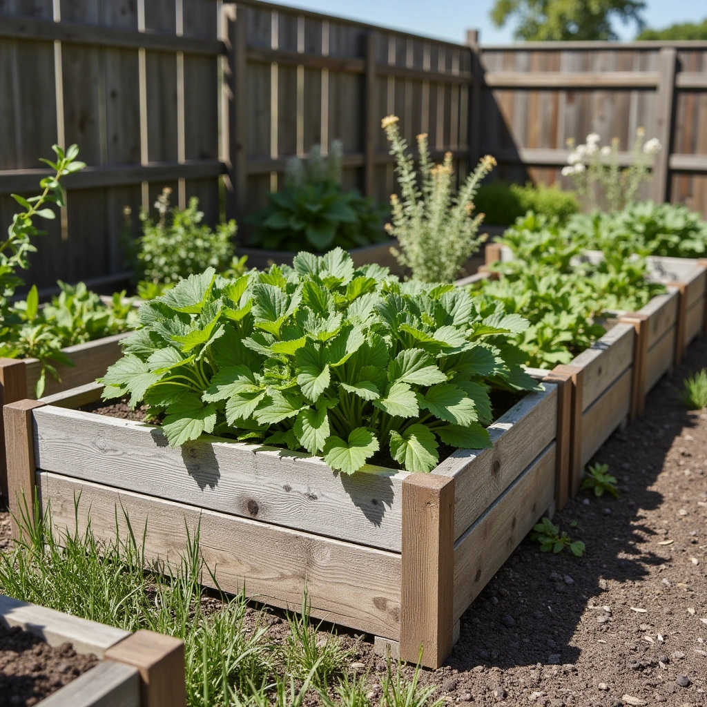 3. Raised Wooden Garden Beds
